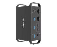 CANYON Stacja dokująca DS-95 2*4K UHD 14 w 1 USB-C Szara - 1333257 - zdjęcie 4